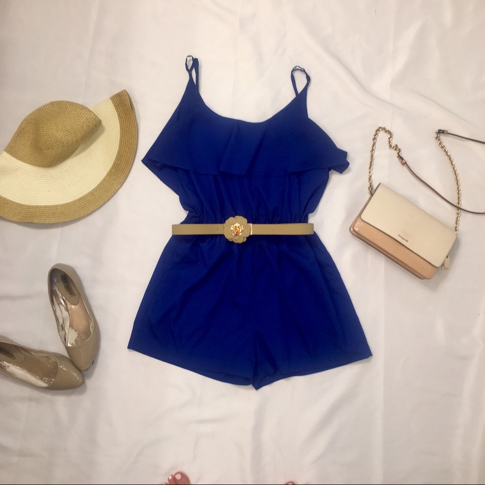 Blue romper